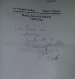 NATO, Balcanii şi Romania / Mihai si Vladimir Zodian cu dedicatia unui autor