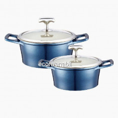 Set oale aluminiu cu interior ceramic si capac PH15708 foto