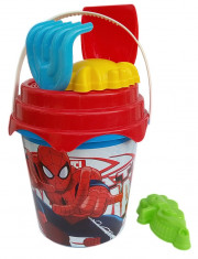 Set Mondo , Galetusa 17 cm , cu 6 accesorii pentru nisip , Spider-Man foto