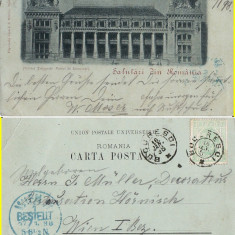 Bucuresti - Posta -clasica, 1898