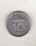 bnk mnd Olanda 10 cent 1991