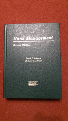 Bank management - Frank P. Johnson - 1989 foto