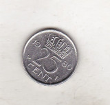 bnk mnd Olanda 25 cent 1980