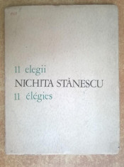 Nichita Stanescu - 11 elegii/11 elegies foto