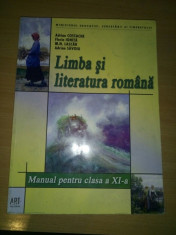 Manual Lb. si lit. romana Clasa XI, Andrian Costache, Adrian Savoiu, Editura Art foto