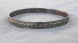 Argint BRATARA TRIBALA tip CATUSA vintage VECHE patina MINUNATA de efect SUPERBA