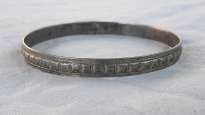 argint BRATARA TRIBALA tip CATUSA vintage VECHE patina MINUNATA de efect SUPERBA foto