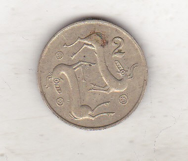 bnk mnd Cipru 2 cent 1983 foto