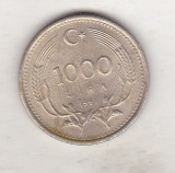 Bnk mnd Turcia 1000 lire 1991, Europa