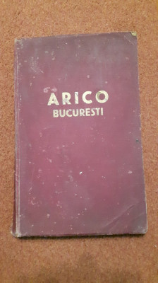 ARICO - CATALOG DE MASINI SI SCULE- ARTICOLE TECHNICE- REPREZENTANTE- 1938 foto