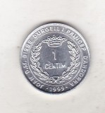 bnk mnd Andorra 1 centim 1999 , FAO , unc