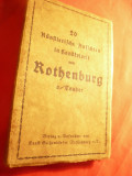 Carnet cu 20 Ilustrate Rothemburg - Oras medieval, Necirculata, Printata