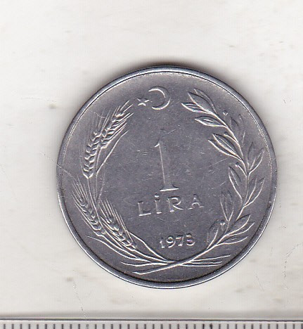 bnk mnd Turcia 1 lira 1973