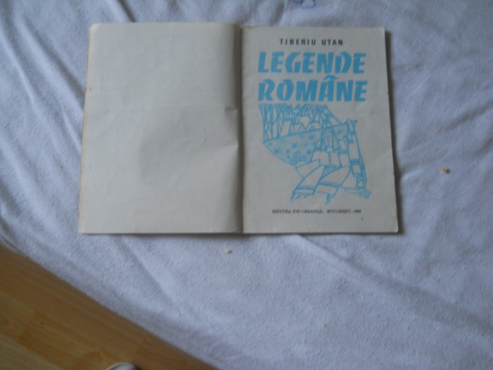 LEGENDE ROM&Acirc;NE/ TIBERIU UTAN / ILUSTRAȚII GENOVEVEA GEORGESCU/ 1985
