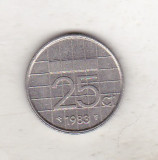 bnk mnd Olanda 25 cent 1983