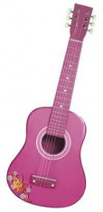 Chitara din lemn - Roz foto