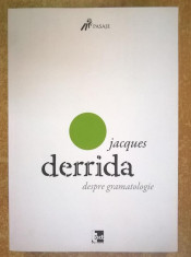 Jacques Derrida - Despre gramatologie foto