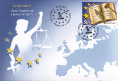 ROMANIA 2011 LP 1920 ZIUA EUROPEANA A JUSTITIEI CIVILE FDC foto