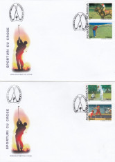 ROMANIA 2002 LP 1588 SPORTURI CU CROSE FDC foto