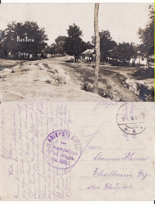 Rastoaca (Focsani, Vrancea)- militara WWI, WK1
