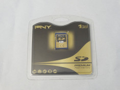 Card memorie PNY SD 1 Gb Flash Memory Premium - sigilat nou foto