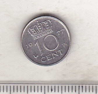 bnk mnd Olanda 10 cent 1977 foto