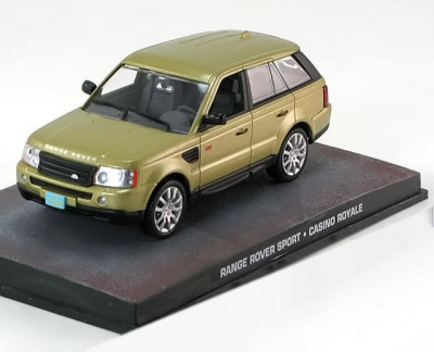 Macheta Land Rover Range Rover Sport 2002 James Bond 007 - Altaya 1/43 foto