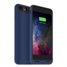 Carcasa cu acumulator 2420mAh si incarcare wireless Mophie Juice Pack Air Apple iPhone 7 Plus, Blue foto