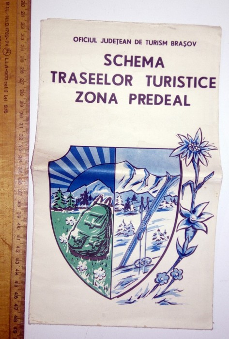 SCHEMA TRASEELOR TURISTICE DIN PREDEAL + HARTA