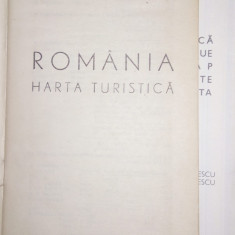 HARTA VECHE TURISTICA ROMANIA