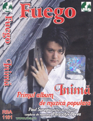 Caseta audio: Fuego - Inima ( 2003 - primul lui album de muzica populara ) foto