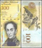 !!! VENEZUELA - 100.000 BOLIVARES 13 XII 2017 - P 100 b - UNC