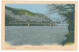 2724 - TURNU-ROSU, Sibiu, Train on the bridge - old postcard - unused, Necirculata, Printata