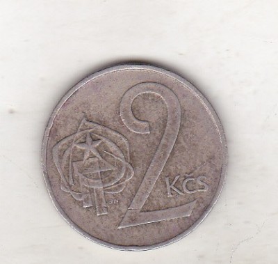 bnk mnd Cehoslovacia 2 coroane 1972 foto
