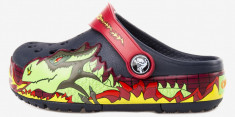Baie?i CrocsLights Fire Dragon Clog Crocs pentru copii foto