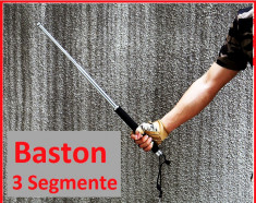 BASTON TELESCOPIC 3 ELEMENTE foto