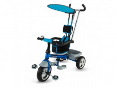 Tricicleta multifunctionala DHS Scooter Plus albastru foto