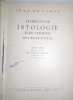 CARTE VECHE -ELEMENTE DE ISTOLOGIE -1946