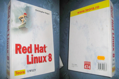 8628-Red Hat OLinux 8 stare foarte buna. Marimi: 24/17 cm, 990 pagini. foto