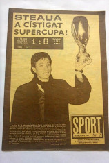 REVISTA SPORT - nr 2/1987, Steaua a castigat supercupa foto