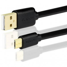 Cablu de date AXAGON USB 2.0 - Micro USB 3m Negru foto