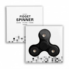 Antistres Fidget spinner cu rulmenti, Negru foto