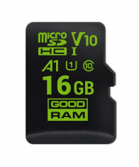 Card memorie GOODRAM Micro SDHC 16GB Class 10 UHS-I A1 android foto