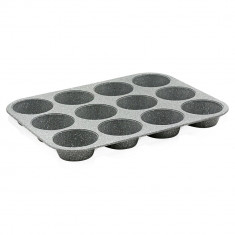 Forma de muffins si prajituri ZEPHYR ZP 1223 GM din otel carbon, cu 12 forme foto