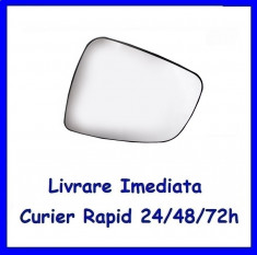 Sticla oglinda exterior pe stanga DACIA DUSTER 2010-2016 incalzita 6001549716 foto