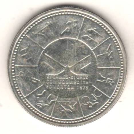 SV * Canada ONE DOLLAR / 1 DOLAR 1978 Edmonton 23.3 GRAME ARGINT .800 * AUNC