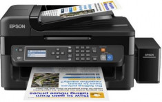 Multifunctional Epson L565, Inkjet, A4, Fax, 33 ppm, Retea, Wireless, CISS foto