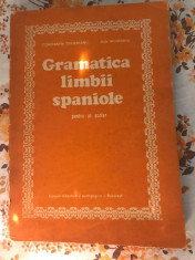 Gramatica limbii spaniole C. Duhaneanu foto