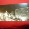 Ilustrata-Fotografie- Bucuresti -B-dul. G-ral. Magheru noaptea RSR -format lung