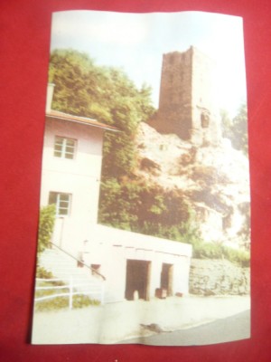 Ilustrata Orasul Stalin - Turnul Negru -RPR , color foto